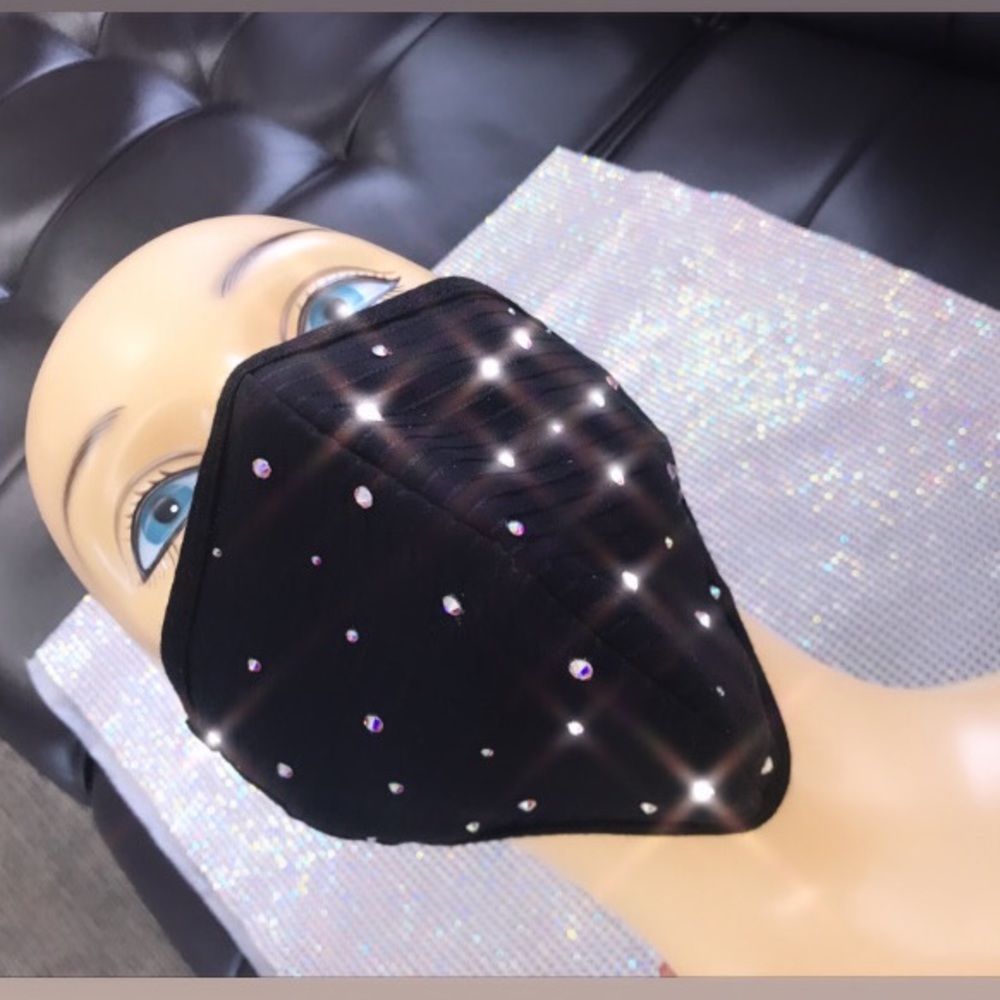 Blinged Out Face Mask